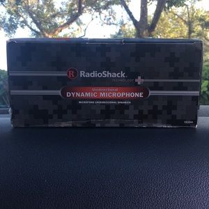 Dynamic 🎤 microphone radio shack